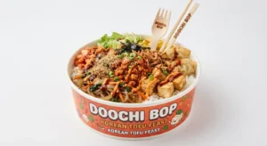 Doochi Bop fried tofu bowl