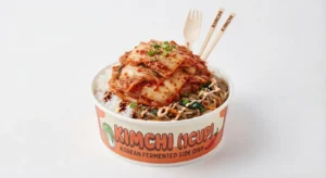 Cup of kimchi side dish